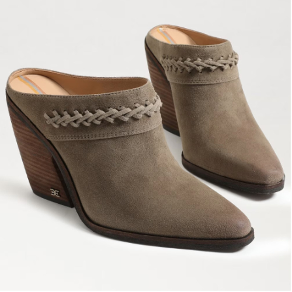 SAM EDELMAN New in Box Alison Western Mule in Desert Olive // 9